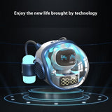 Intelligent AI Voice Dialogue Spaceship Bluetooth Speaker with Rhythm Ambience Light and Subwoofer