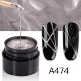 Nail Art, Metal Brushed Nail Glue