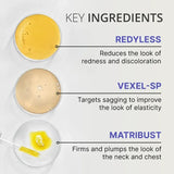 Neck Lines Protein Cream, Eliminate Double Chin, Moisturizing Reducing Fine Lines, Lifting and Brightening Rejuvenation Face Skin Care