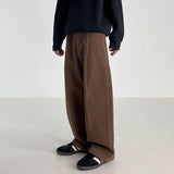 Men's Autumn and Winter Loose Straight Thickening Casual Pants