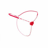 Women's Underwear, Pearl Massage Flower Decor, G-string Thongs, Low-waist Transparent Panties