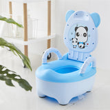 Children's Potty Baby Toilet Seat Back Portable Comfortable Basin