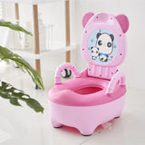 Children's Potty Baby Toilet Seat Back Portable Comfortable Basin