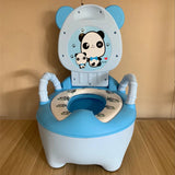 Children's Potty Baby Toilet Seat Back Portable Comfortable Basin