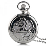 Retro Tone Full-metal Alchemist High Grade Gifts Sets Pocket Watch Cosplay Edward Erich Anime Japan Anime Necklace Clock