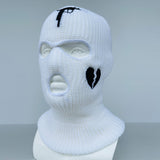 Neon Balaclava Three-hole Ski Mask, Full Face Winter Party Headgear