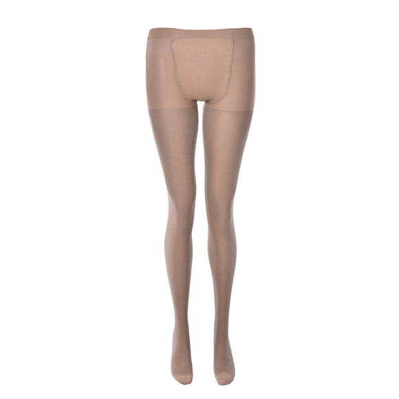 Women's Ultra Thin Bling Stockings, Silver Bright Shiny Silk Pantyhose, Sexy Slim Transparent Bling Tights