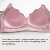 Women's Sexy Push-up Full Coverage Bra, Wireless Deep V Breast-gather, Breathable Brassiere