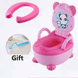 Children's Potty Baby Toilet Seat Back Portable Comfortable Basin