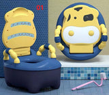 Children's Potty Baby Toilet Seat Back Portable Comfortable Basin