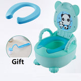 Children's Potty Baby Toilet Seat Back Portable Comfortable Basin
